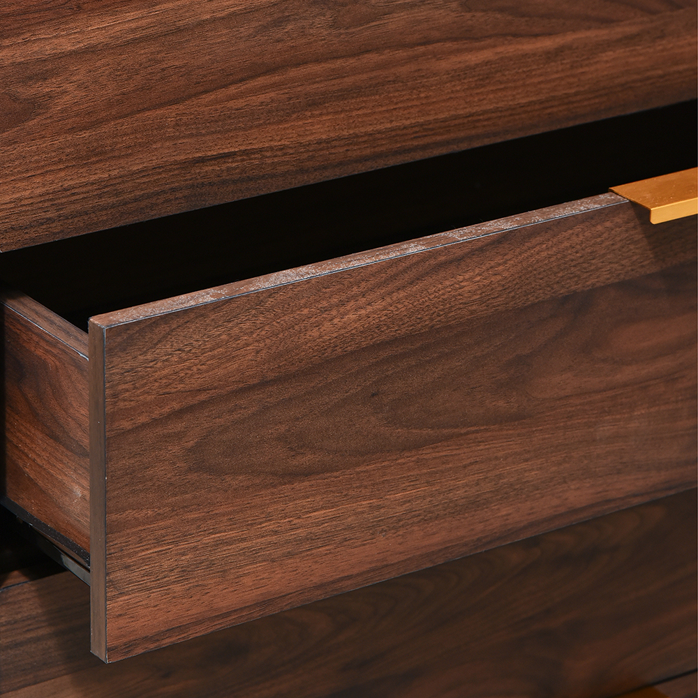 Mocha Lux Chest (5 Drawers) - Image 4