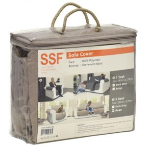 SSF 3 SEATER SOFA COVER (BEIGE) HGLRSF170702BE