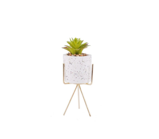 Artificial Potted Plant with Decorative Stand . APLHAY191121