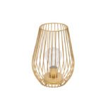 SSF METAL BASKET TABLE LAMP BATTERY OPERATED DGLKLL191101GD