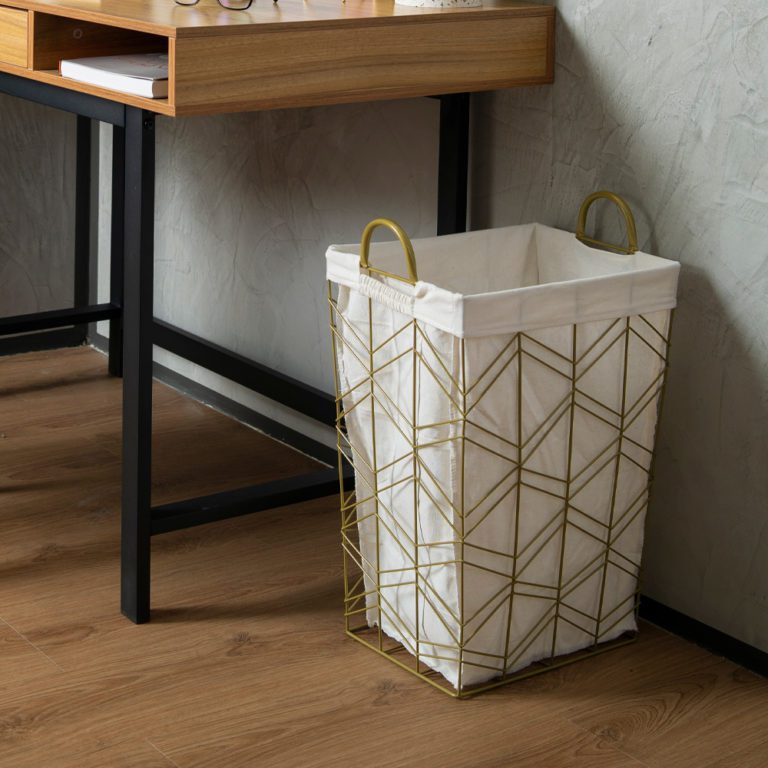 Tamra Wire Storage Basket with Liner (M) SSFHOME