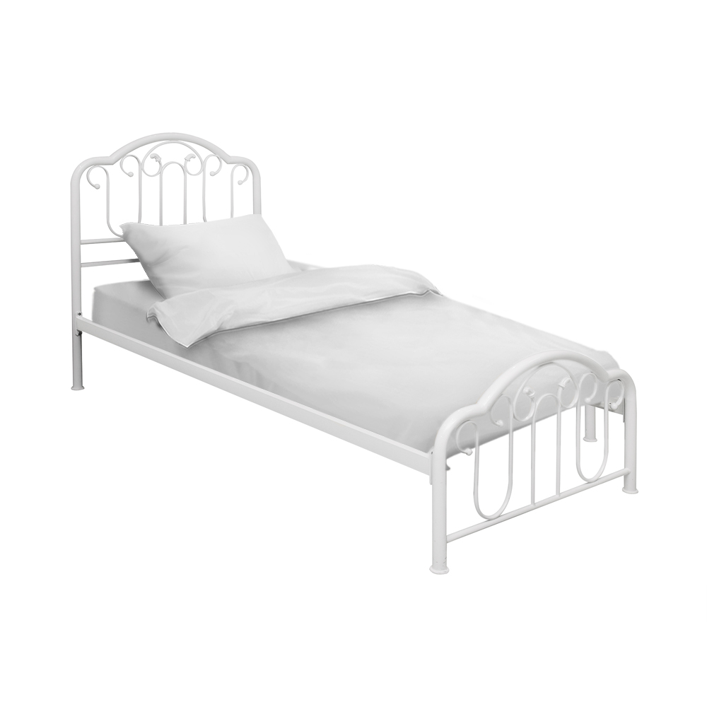 Bed Frame Metal Single Size Fatin, Single Bed Frame Size