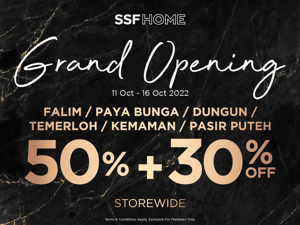 Grand Opening Sale! - SSFHOME