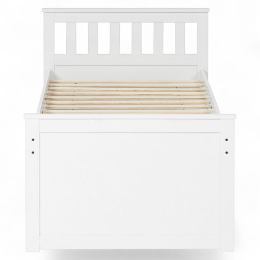 Eleanor Single Size Bed Frame with Pullout & 3 Drawers - Image 4