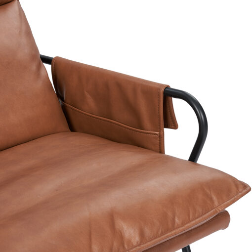 Boston Lounge Chair with Ottoman - Image 11