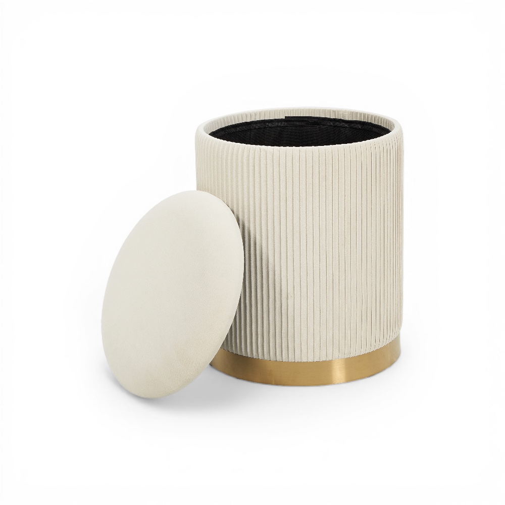 Barry Round Storage Stool - Image 2