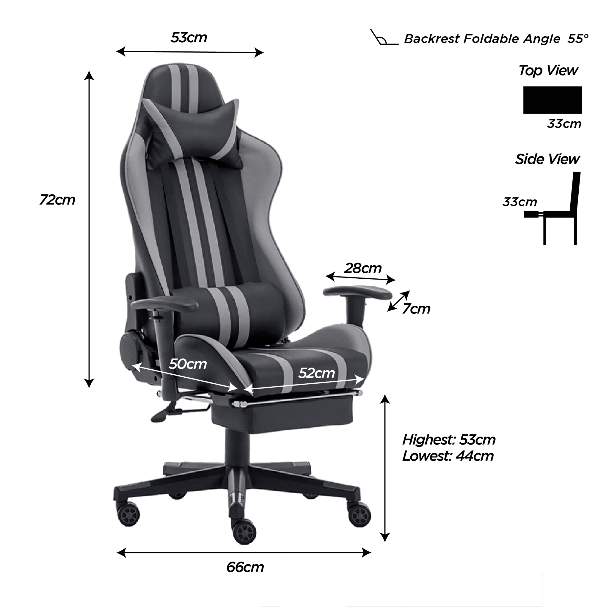 Peter Swivel Office Chair - SSFHOME