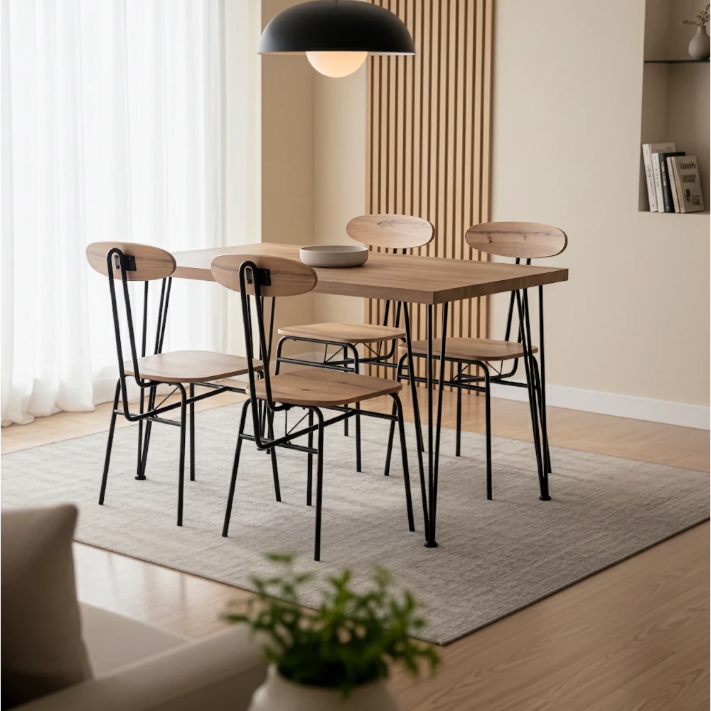 Timo Dining Set (4 Seater) - Image 12