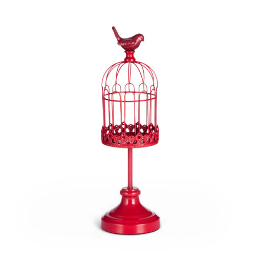 Standing Birdcage Candle Holder (H40.2cm)