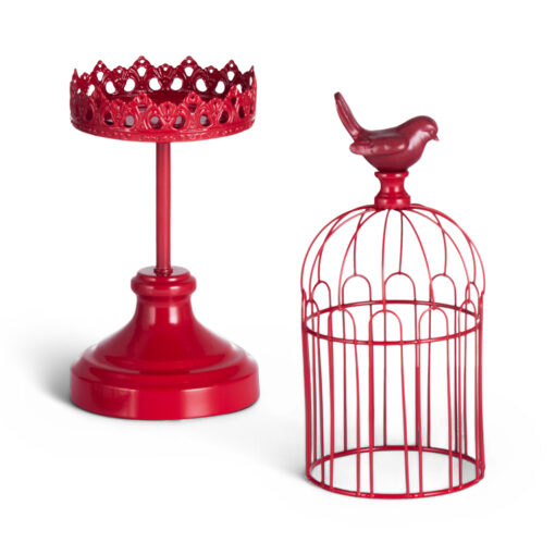 Standing Birdcage Candle Holder (H40.2cm) - Image 3