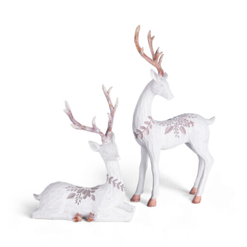 Standing and Sitting Deer (Set of 2) - Image 2