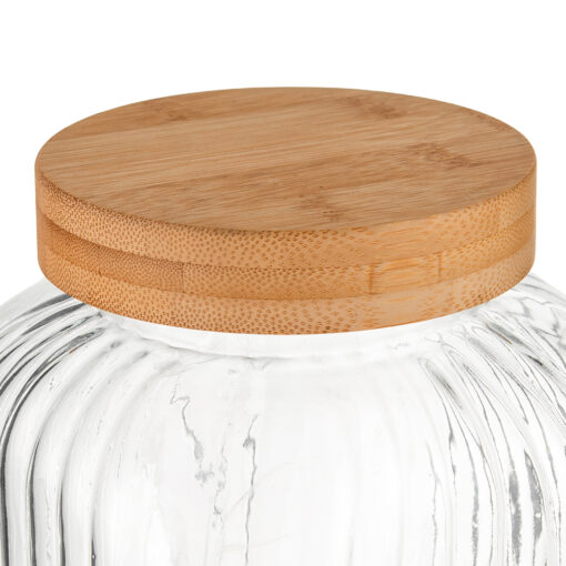 Glass Jar with Bamboo Lid (4L) - Image 5