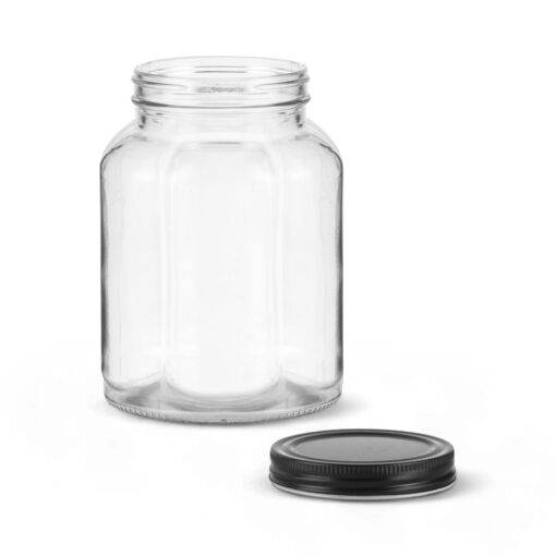 Glass Jar with Lid - Image 2