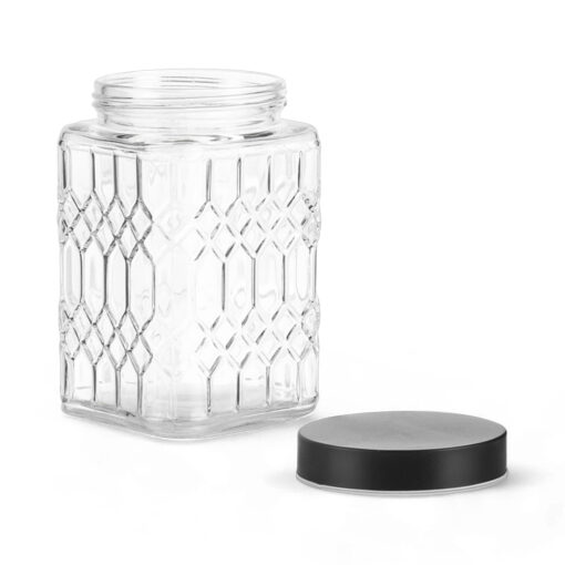 Glass Jar with Lid - Image 3