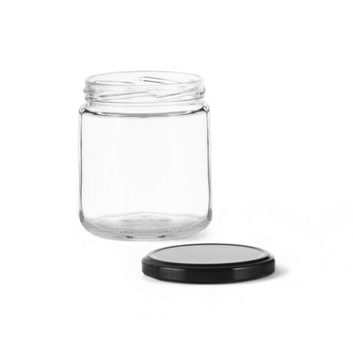 Glass Jar with Lid (400ml) - Image 2