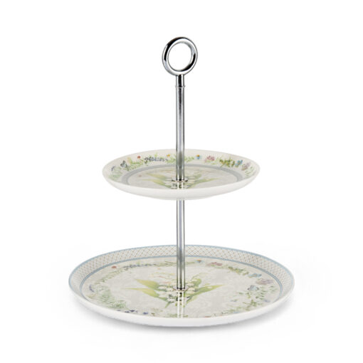 2 Tier Cake Stand with Gift Box (H27cm) - Image 2