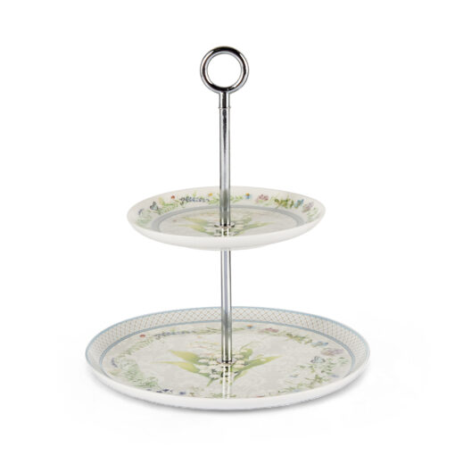 2 Tier Cake Stand with Gift Box (H27cm)