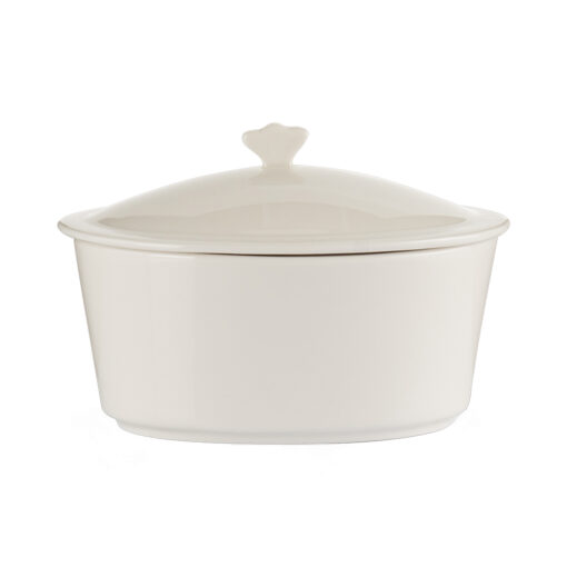Oval Shaped Bowl with Lid (W15.5cm) - Image 2