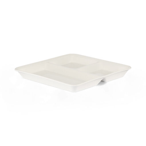 3 Divided Square Serving Platter (W33.5cm)