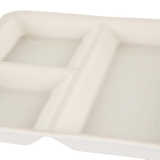 3 Divided Square Serving Platter (W33.5cm) - Image 4