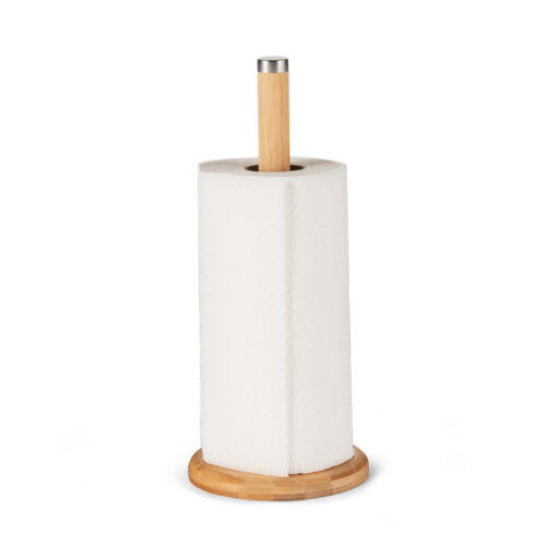 Bamboo Kitchen Roll Holder (H32.5cm) - Image 2