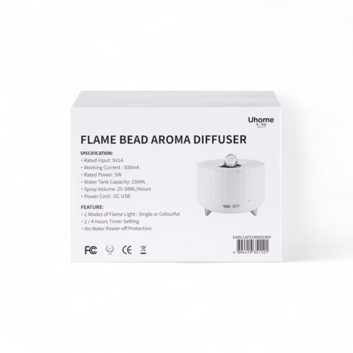 Uhome Flame Bead Aroma Diffuser (230ml) - Image 24