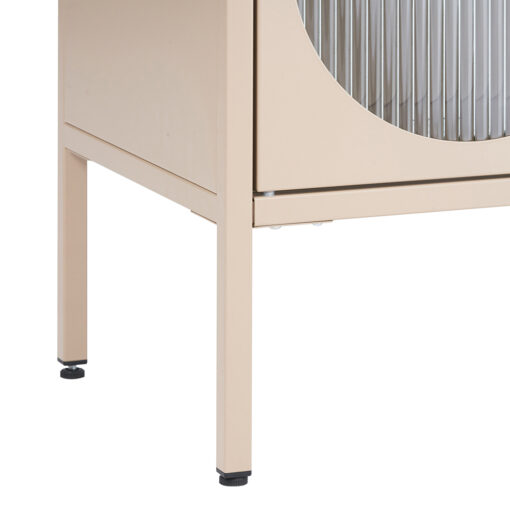 Ricca 4 Glass Doors Cabinet - Image 14