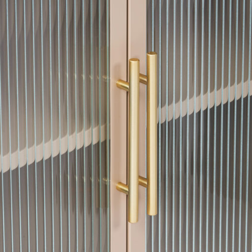 Ricca 4 Glass Doors Cabinet - Image 10