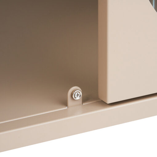 Ricca 4 Glass Doors Cabinet - Image 13