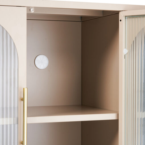 Ricca 4 Glass Doors Cabinet - Image 12