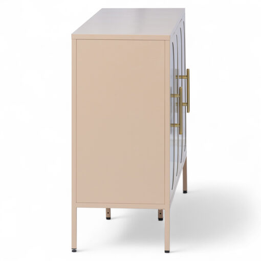 Ricca 4 Glass Doors Cabinet - Image 4