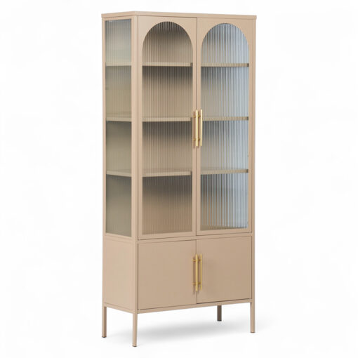 Ricca 2 Glass Doors Display Cabinet