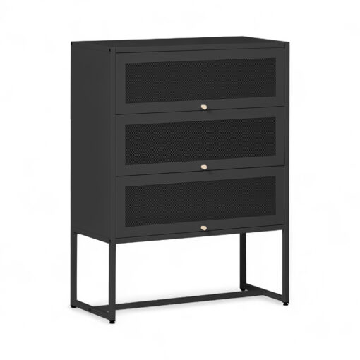 Luisa 3 Tier Folding Door Cabinet - Image 11
