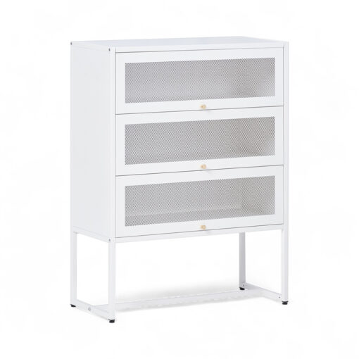 Luisa 3 Tier Folding Door Cabinet