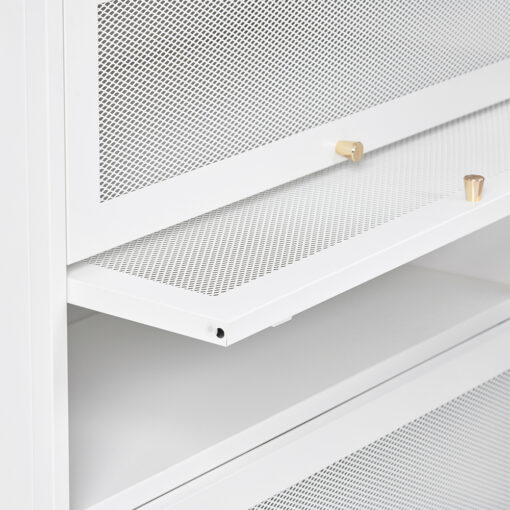 Luisa 3 Tier Folding Door Cabinet - Image 7