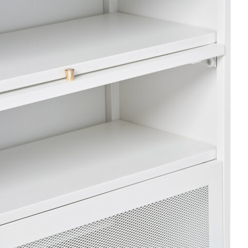 Luisa 3 Tier Folding Door Cabinet - Image 8