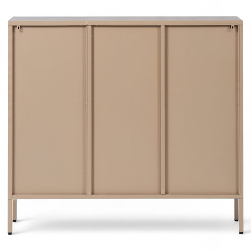 Ricca 2 Glass Doors with 4 Drawers Cabinet - Image 5