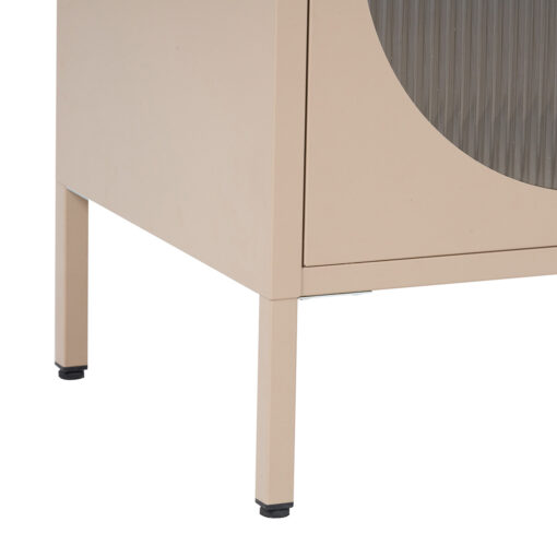 Ricca 3 Glass Doors Cabinet - Image 13