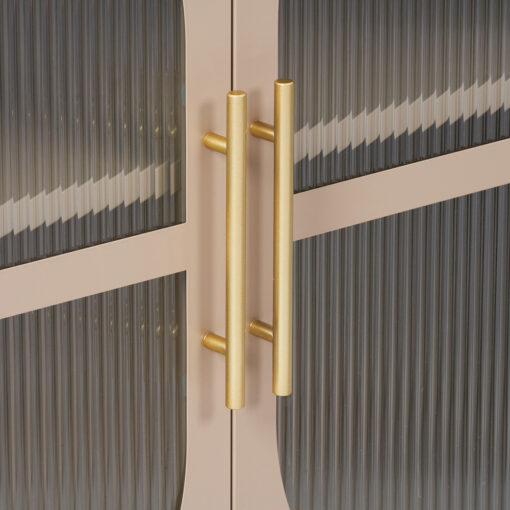Ricca 3 Glass Doors Cabinet - Image 11