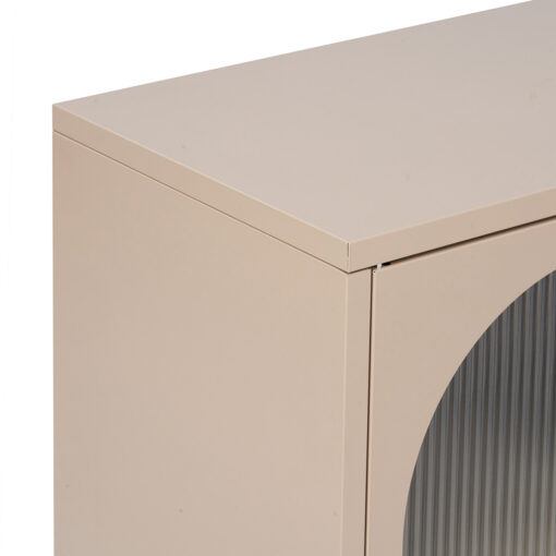 Ricca 3 Glass Doors Cabinet - Image 8