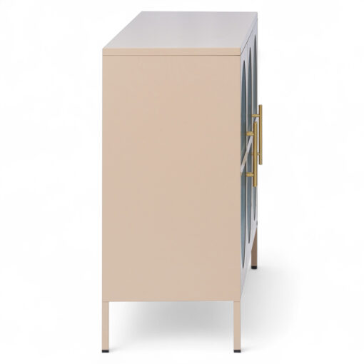 Ricca 3 Glass Doors Cabinet - Image 4