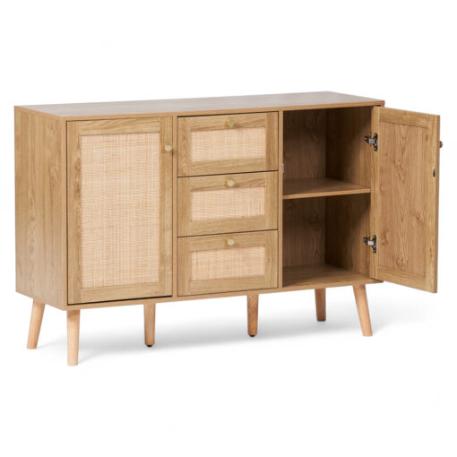 Maheen 2 Doors 3 Drawers Cabinet - Image 2