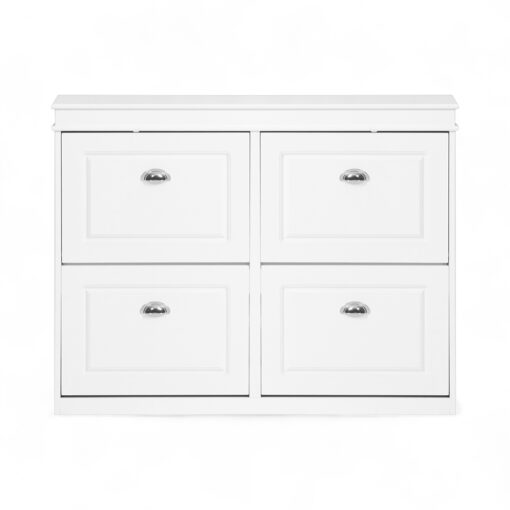 Alois Shoe Cabinet with 4 Flip Drawers - Image 3