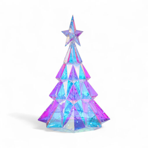 Diamond Christmas Tree with RGB Light (H50cm)