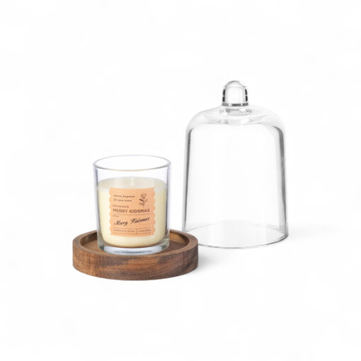 Scented Candle with Glass Dome (110g) - Image 2