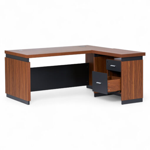 Executive Table with Side Extension Set - Image 3