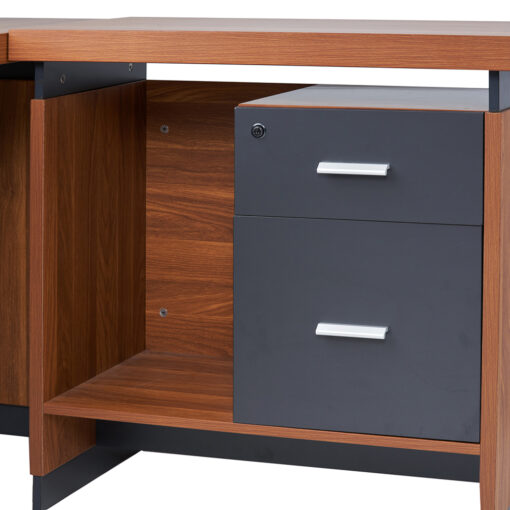 Executive Table with Side Extension Set - Image 13