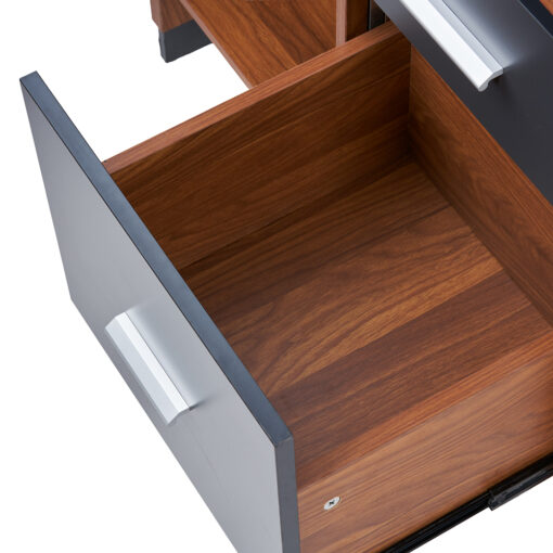 Executive Table with Side Extension Set - Image 14