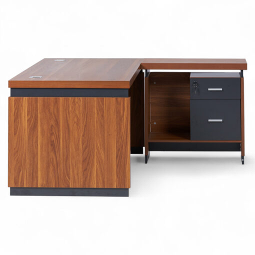 Executive Table with Side Extension Set - Image 5