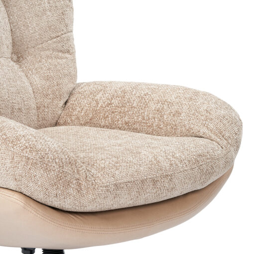 Kelcie Swivel Lounge Chair with Ottoman - Image 13